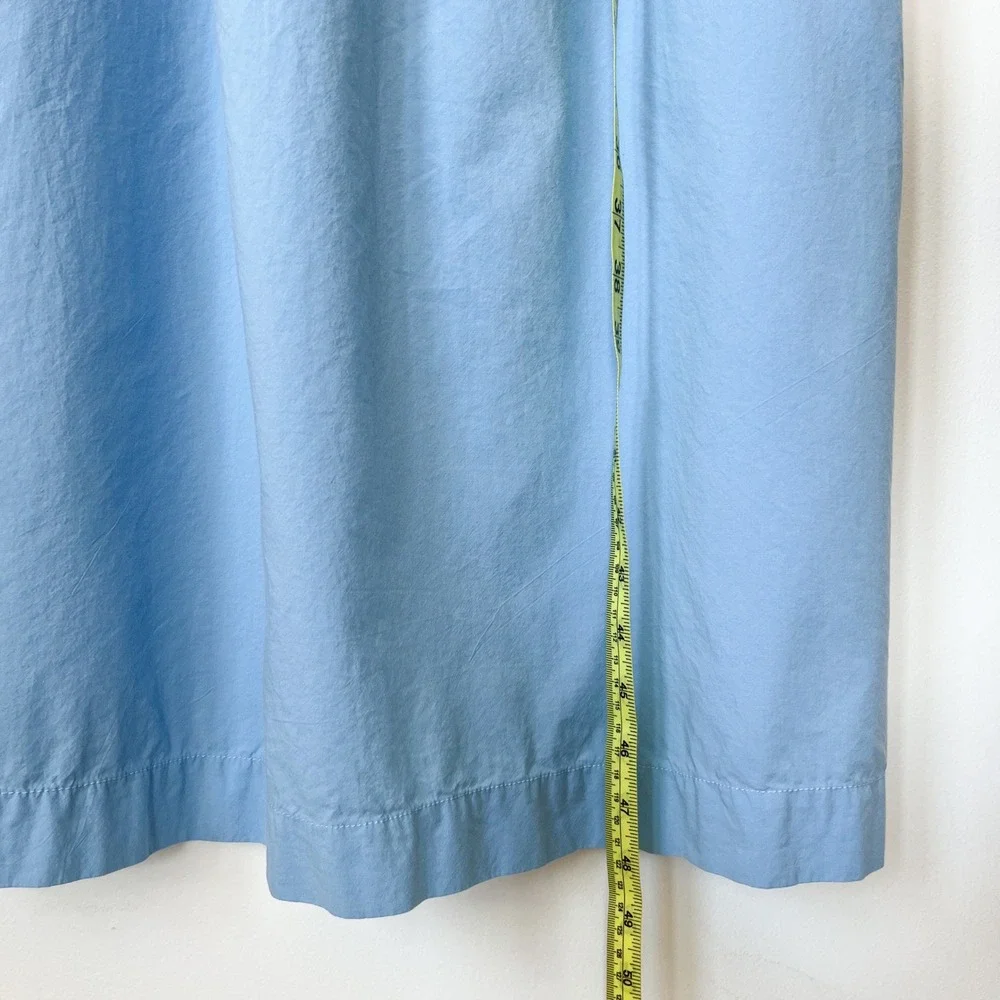 Madewell Cutout Back‎ Midi Dress Womens 0 Tropical Sky Blue